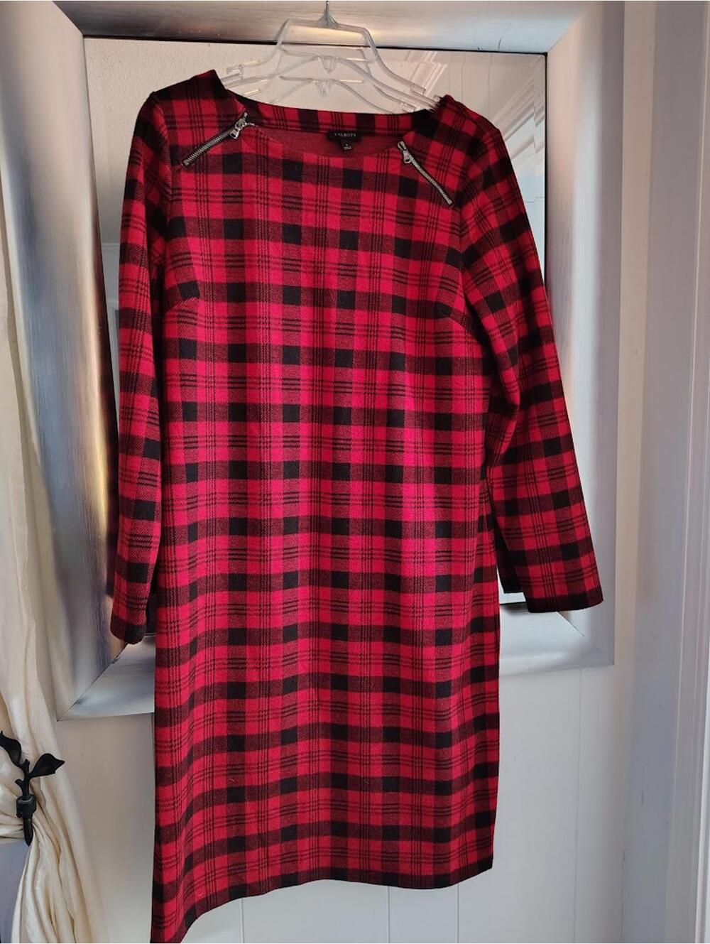 Talbots Tartan Plaid Dress